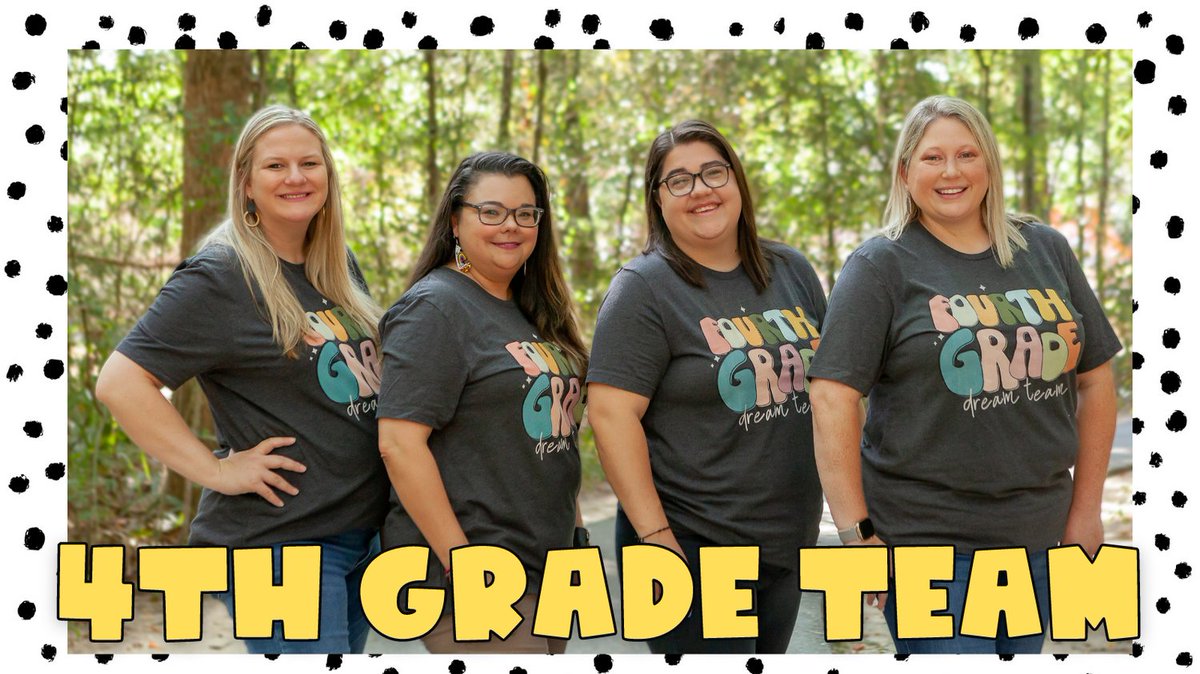 HumbleISD_HHE's tweet photo. Let's take a moment to introduce the faces behind the greatness here at HHE...Next up, our EXTRAORDINARY Fourth Grade Team!! #growinggreatness #fourthgradeteam #hheroadrunners https://t.co/JXsUNhLt3G