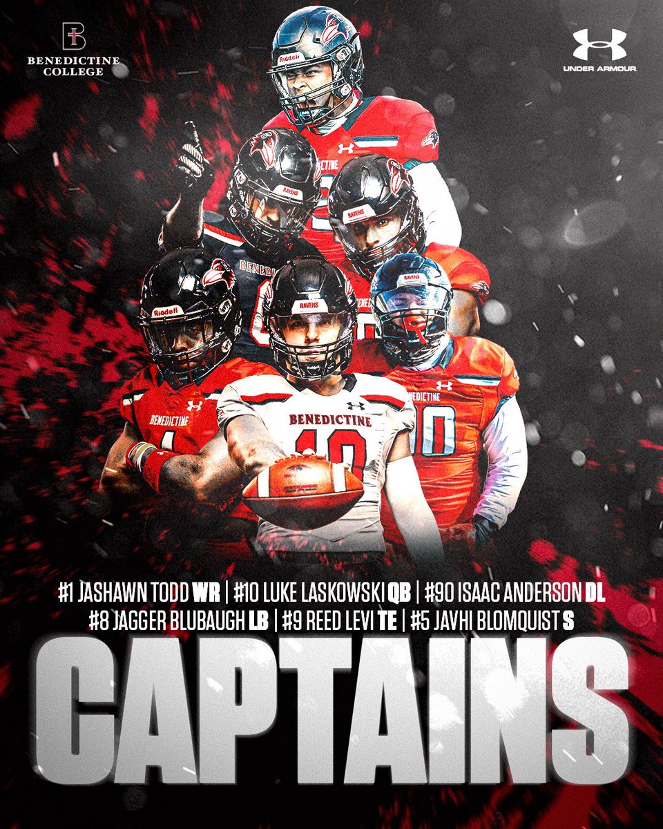 RavenFootballBC's tweet image. 2023 captains ⚫️🔴⚪️