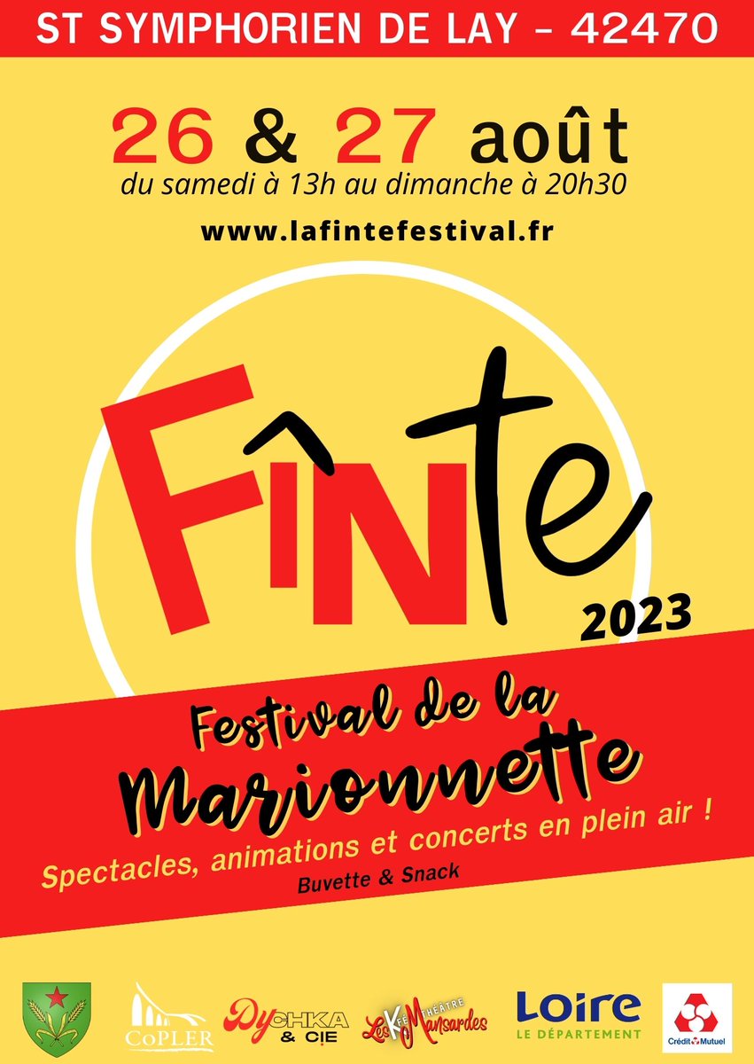 Focus sur 3 spectacles du #festival de la  #marionette programmés pour La Fînte festival à  St Symphorien de Lay. Un grand format de Tristan Da Silva : 
rvrradio.fr/La-Finte-Festi…