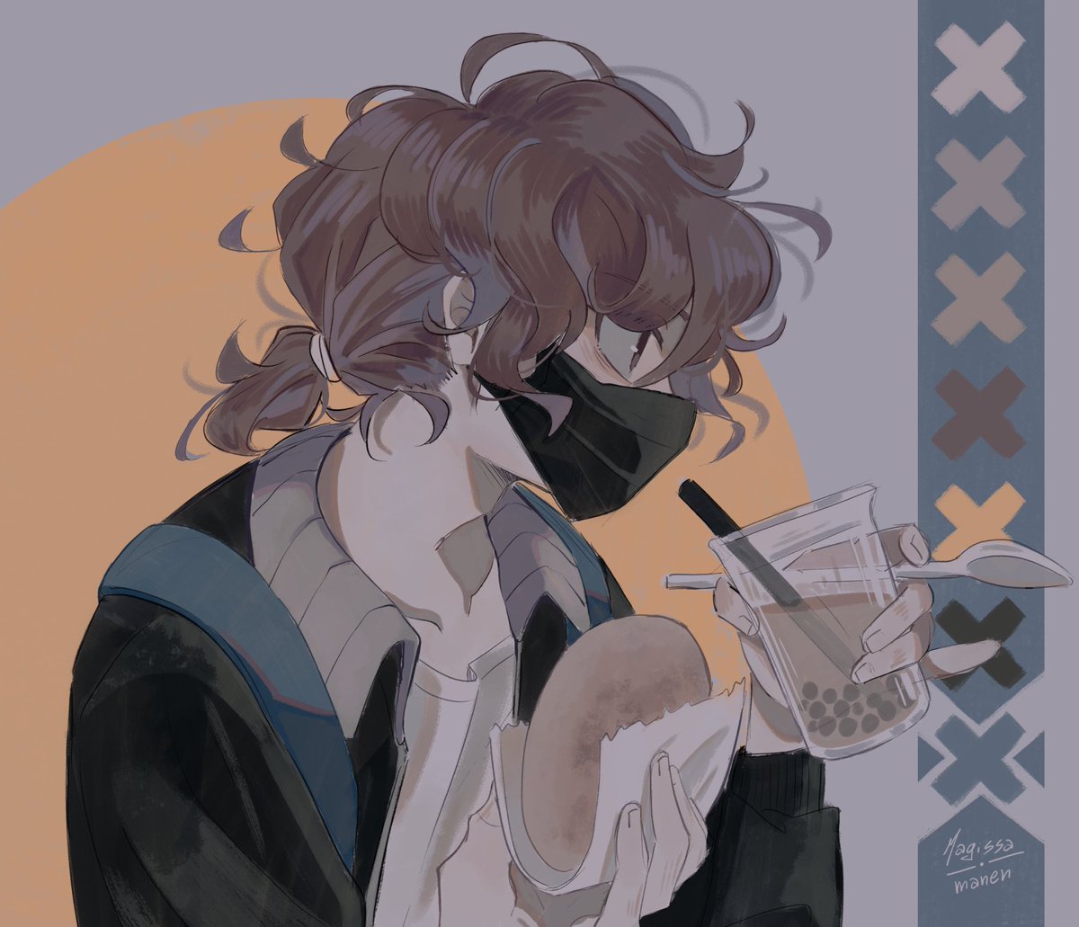 Solo probando pinceles nuevos
#illustration #sketch #anime #portrait