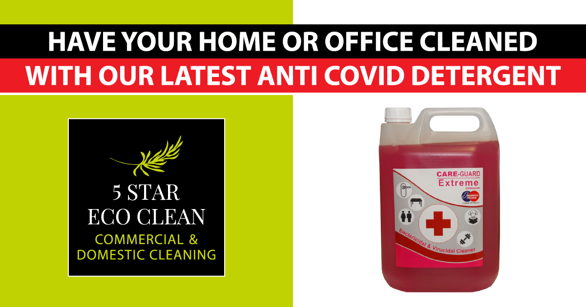 Keep COVID at bay!  Our workplace cleans can include disinfecting touchpoints thoroughly by hand – light switches, bannisters, kitchen areas, door handles and any other high traffic area.