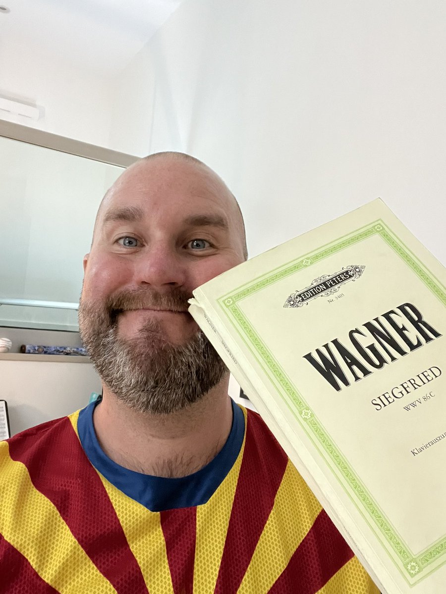 One month today! T-minus 31 days for this Siegfried… #wagner #heldentenor