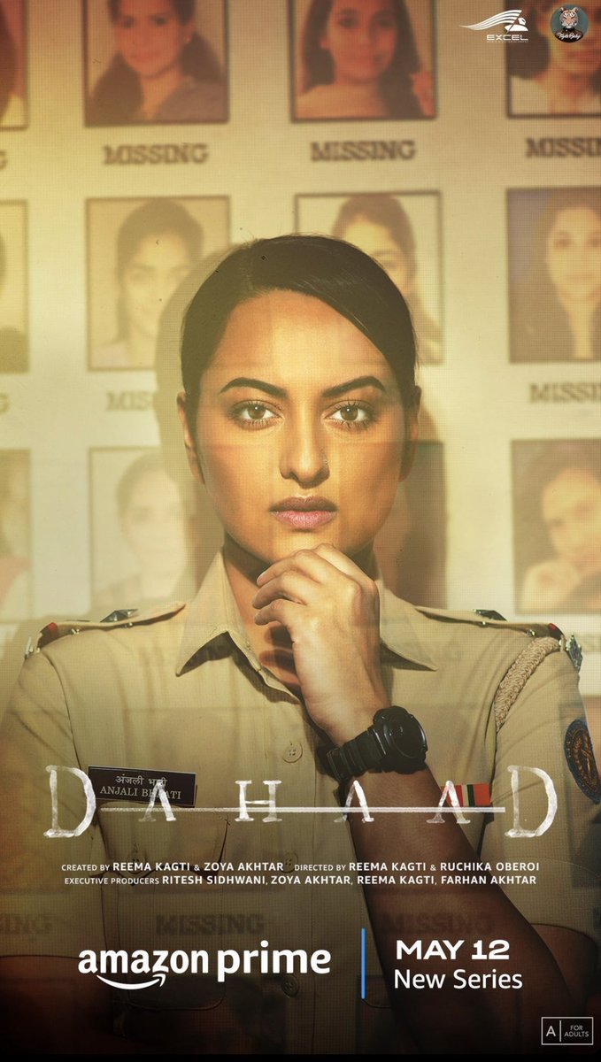 #Dahaad has spent more than 100 days on the Amazon Prime Video Top 10 TV Series Chart in India, Qatar and the UAE.

The critically-acclaimed crime-thriller series, directed by Reema Kagti and Ruchika Oberoi, starring #SonakshiSinha, #VijayVarma, #GulshanDevaiah and #SohumShah