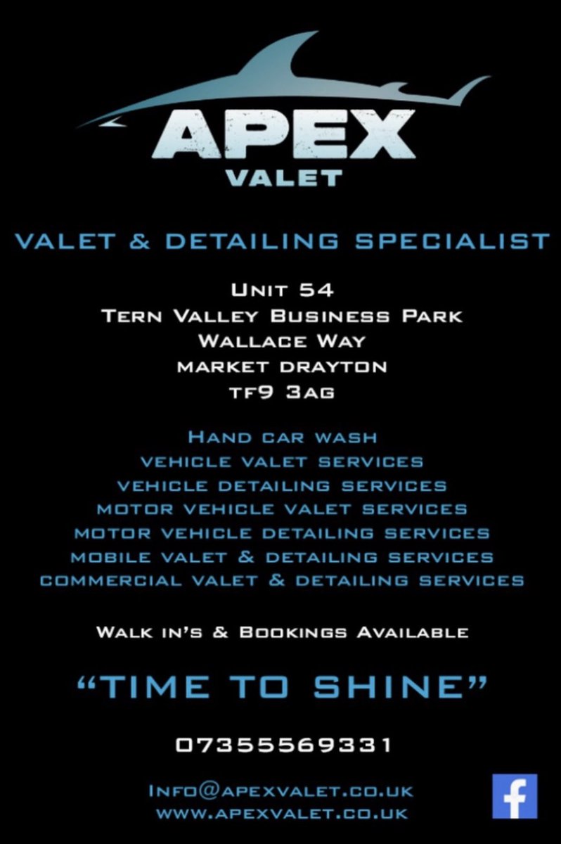 OFFICIAL open date for business is 9th September 2023 👍🏻 not long to go now so be sure to come and visit us on our open day! 

#APEXVALET  🦈🦈🦈