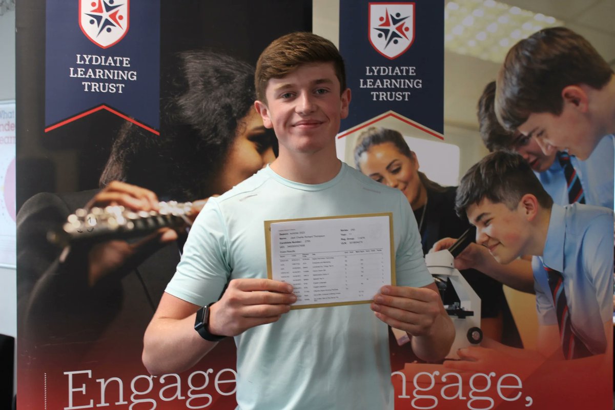 deyeshigh's tweet image. Well done to Jack Thompson who achieved a Grade 8, 2 Grade 6s and 1 Grade 5 on #GCSEResultsDay2023. @LydiatePrimary1 alumna #ResultsDay2023 #GCSEs2023