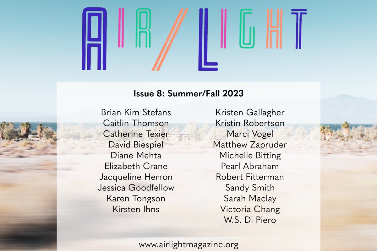We're thrilled to announce Issue 8 of AIR/LIGHT, launching August 29! There's some incredible stuff in this issue, so stay primed and ready to read!