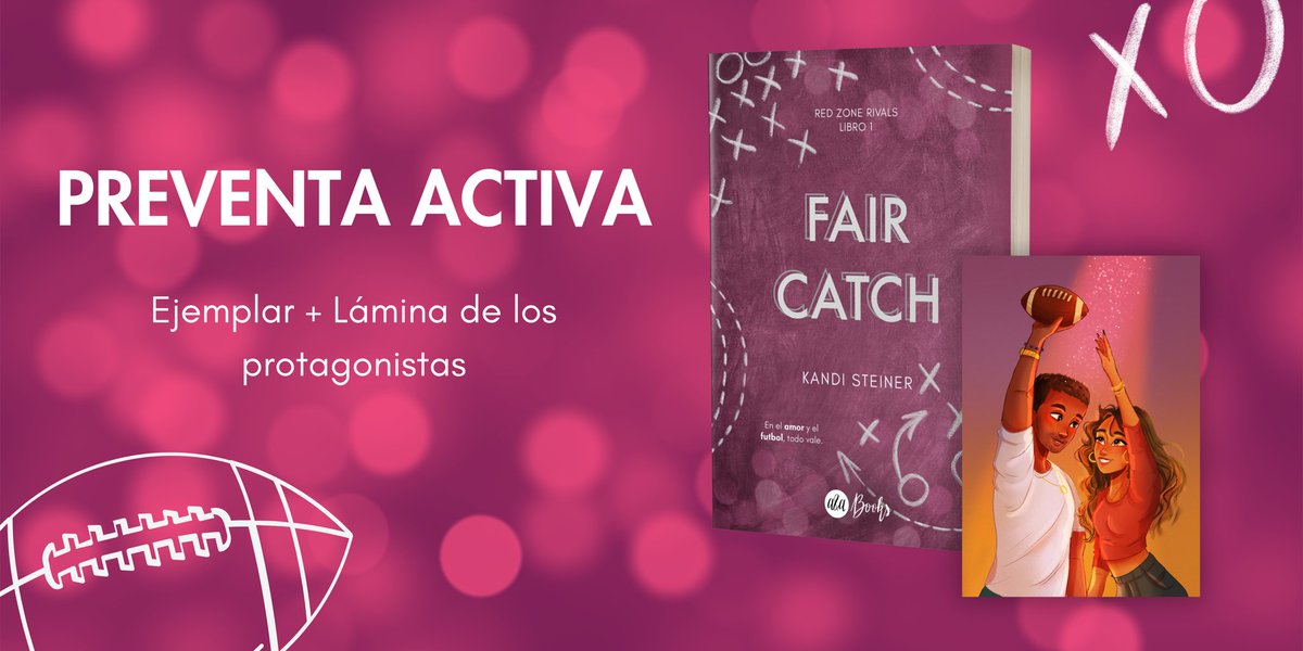 aabooksed's tweet photo. 🏈PREVENTA FAIR CATCH ACTIVA🏈

👉🏼 https://t.co/ZcVt4lCz1P

El libro saldrá a la venta el 25/9 pero ya podéis haceros con él en nuestra web y llevaros una lámina exclusiva de Zeke y Riley💕 https://t.co/Qdhpc73MAU