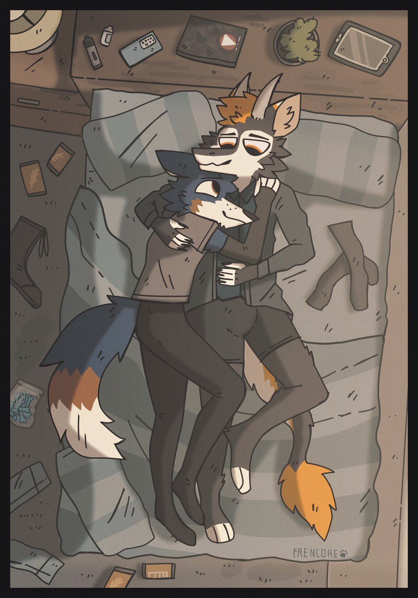FreneticWolf's tweet photo. Staying comfy https://t.co/HeqjdGdH73