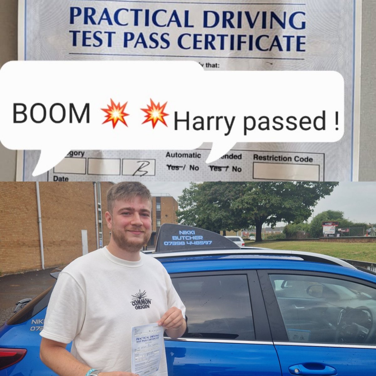 MsB_isblonde's tweet photo. Two FIRST time test passes on  Thursday! 
Congratulations Nathan &amp; Harry 
#NKK  #Automatic #Manual #Drivinglessons  #FemaleInstructor #NikkisSquad #SquadGoals  #Lowestoft #Thisgirlcan #Thisgirldid #SidTheStonic #NevTheNiro #Followthecar  #LoveMyJob
#LearnRightwithDriveWright https://t.co/gSdRkUecwu