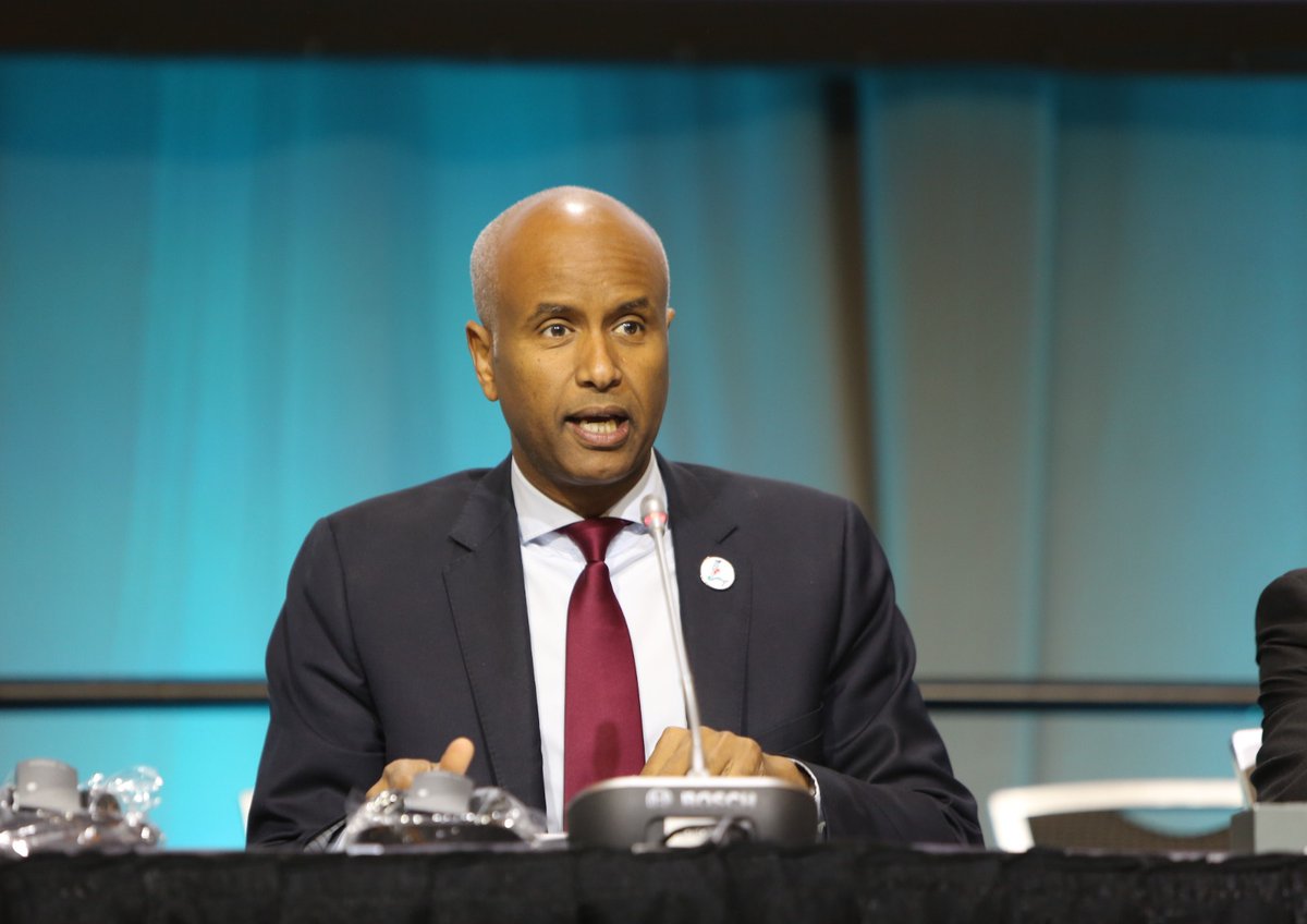 theGEF's tweet photo. ⚡️ #GEFassembly2023 is well underway! GEF CEO Carlos Manuel Rodríguez (@cmrodrigueze) and Canadian Minister of International Development, Ahmed Hussen 🇨🇦 open another exciting day in Vancouver. https://t.co/f4NWv67L9x