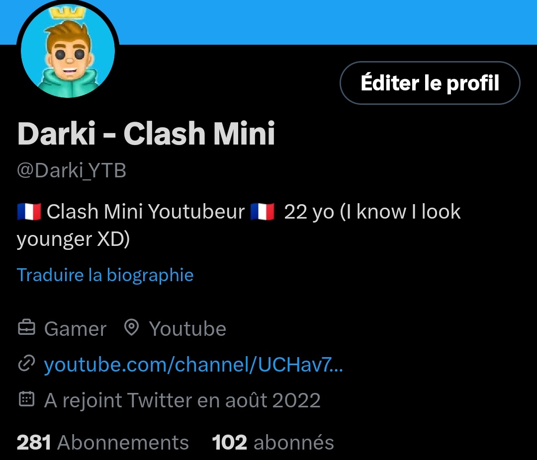 +100 subscribers on Twitter, thanks 🎉🔥
