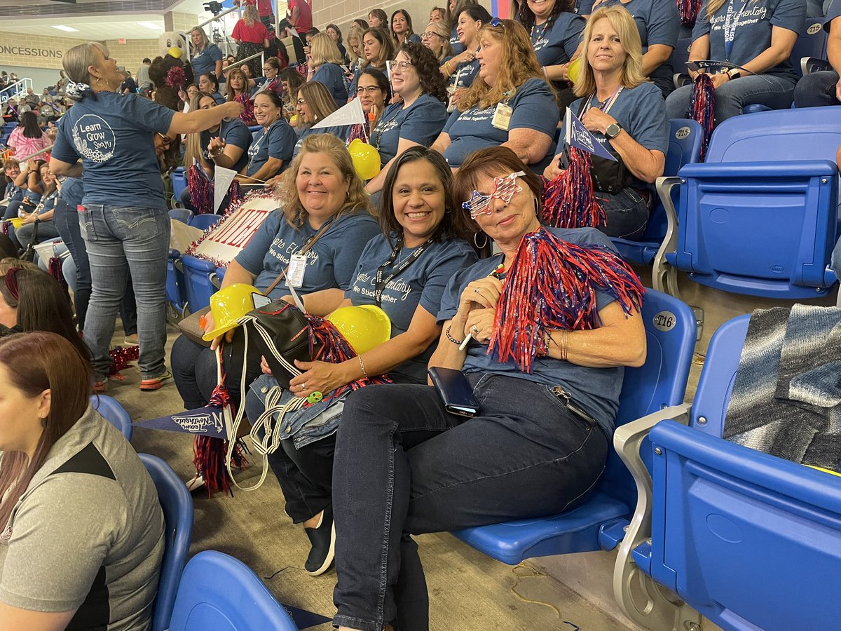 NISDMyers's tweet photo. We’re exited to see our Eagles!  Cheers to to the 23-24 school year!  Learn. Grow. Soar!  #EagleNation https://t.co/vH9gQzYjR8