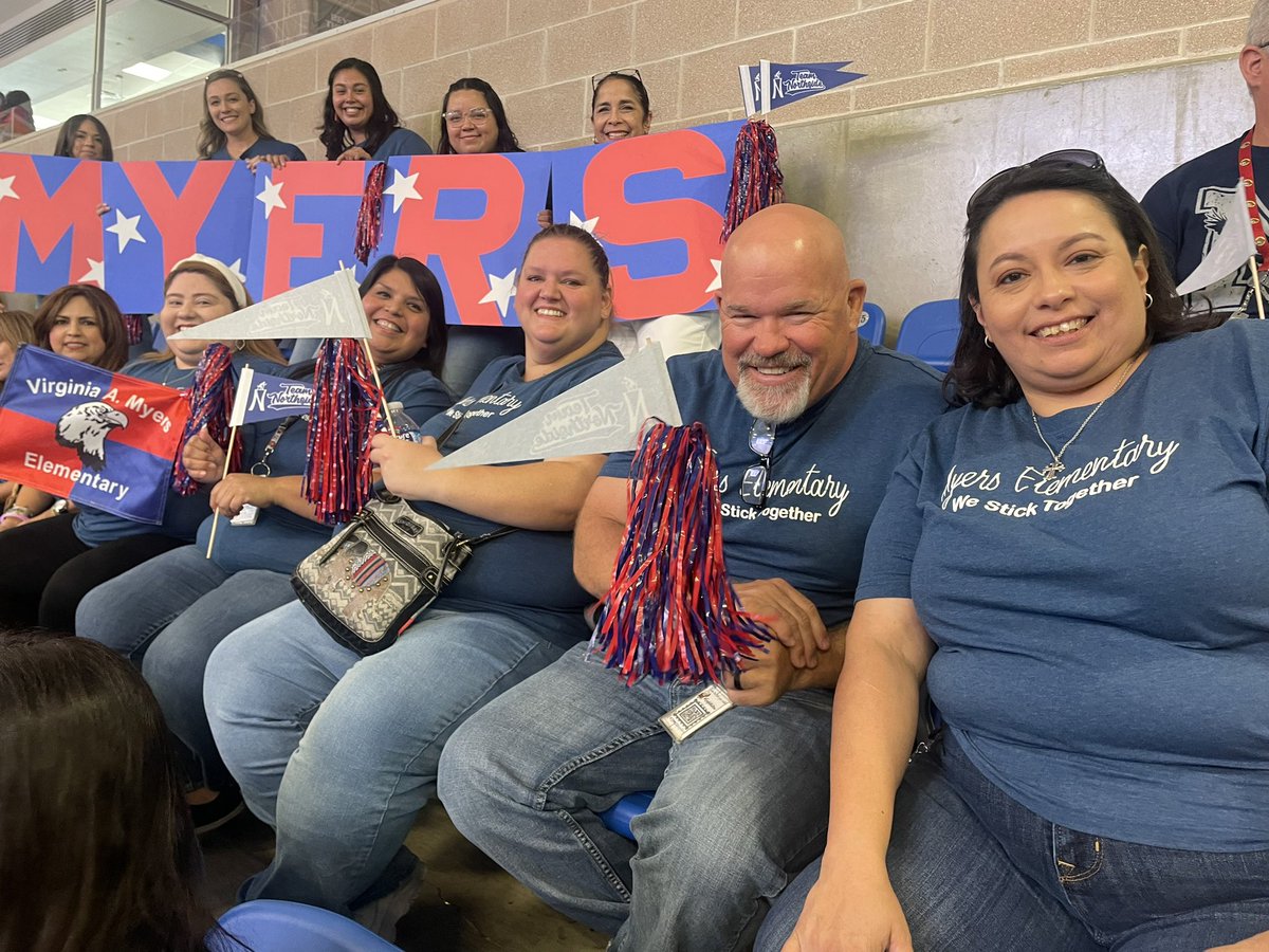 NISDMyers's tweet photo. We’re exited to see our Eagles!  Cheers to to the 23-24 school year!  Learn. Grow. Soar!  #EagleNation https://t.co/vH9gQzYjR8