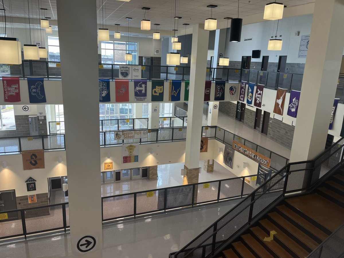 Empty halls = students in class learning ⚔️⬆️ the future is now <a href="/SeguinHSTx/">Seguin High School</a> <a href="/SeguinCTE/">Seguin CTE</a> <a href="/SeguinISD/">Seguin ISD</a> <a href="/Matador_Support/">Seguin ISD Student Services</a> <a href="/DrMattGutierrez/">Matthew Gutiérrez, Ed.D.</a> <a href="/lasirena73/">Christine Peréz (ella/she/her)</a> <a href="/BiancaDuvall2/">Bianca Duvall</a> <a href="/guadsonamission/">Angel Guadarrama</a> @JMummEducator
