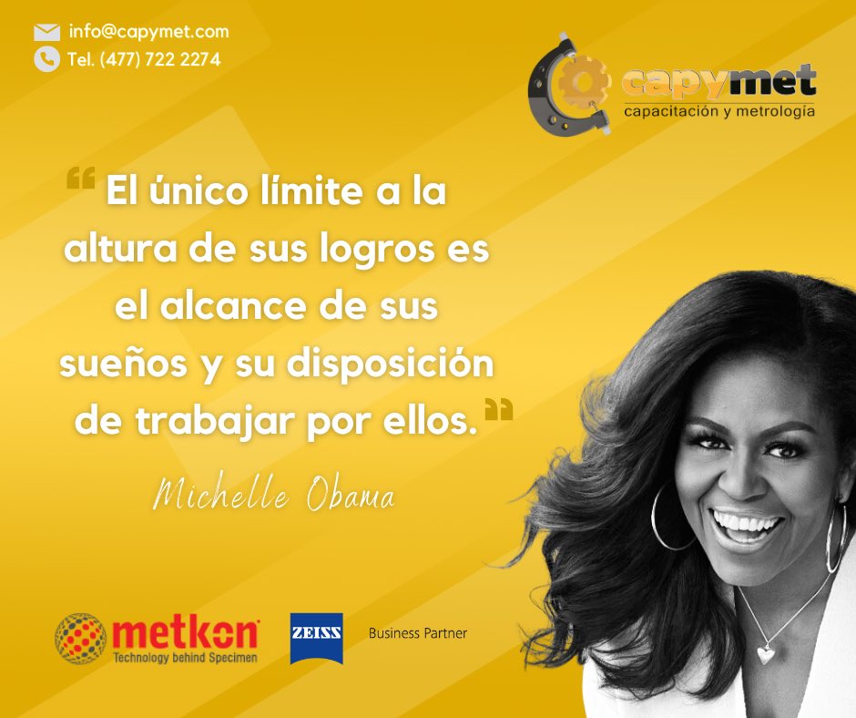 “El único límite a la altura de sus logros es el alcance de sus sueños y disposición de trabajar por ellos” 

Una frase inspiradora de Michelle Obama. ✨

¡Excelente jueves! 🙌🏼

•
•
•
#jueves #LaboratorioDeCalibración #MichelleObama