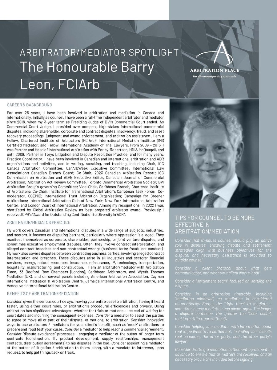 Arbitration Place tweet media