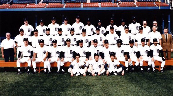 OleTimeHardball's tweet photo. 1984 Detroit Tigers

- No one scored or drove in 100 runs
- No one reached 175 Hits
- No pitcher won 20 games
- No pitcher recorded 150 strikeouts

104-58 in the regular season
7-1 in the postseason https://t.co/OBiMdnoUyj