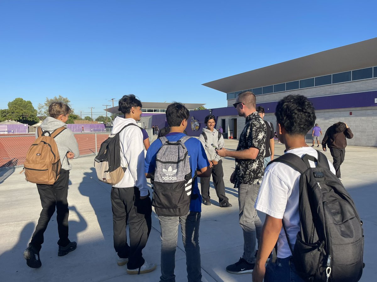 Had the opportunity to go support my boys from last year at their first HS game yesterday for <a href="/norwalk_high/">Norwalk High School</a> and catch up about their first few days! 

Teacher student relationships last a life time! 

It’s all about community! 🤝