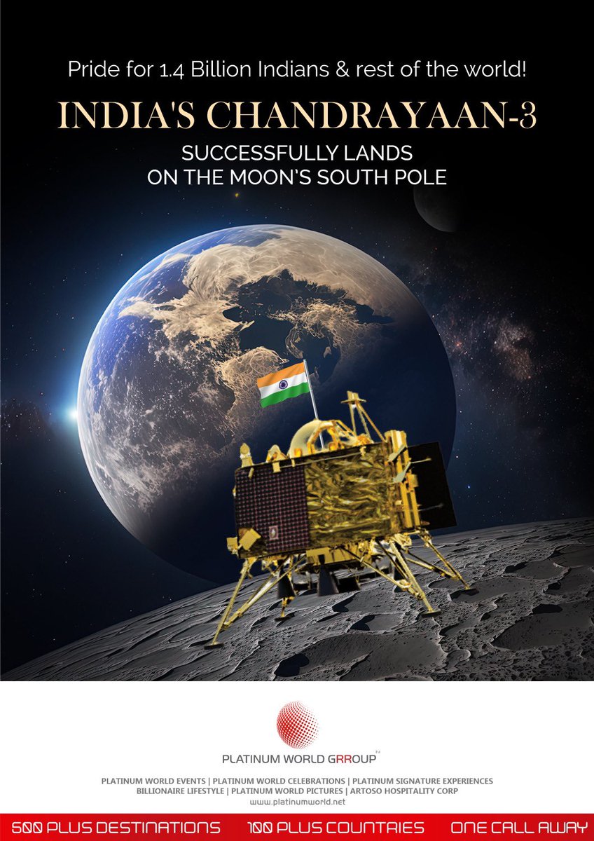 Moment of pride for the country! #Chandrayaan3 #IndiaInSpace #IndiaOnMoon #IndiaOnTheMoon #Indian