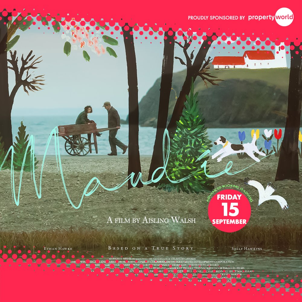 Our Artists Trail screening is the incredible true story of folk artist Maud Lewis, 'Maudie', directed by Aisling Walsh and starring the sublime Sally Hawkins and  Ethan Hawke #MaudLewis #AislingWalsh #SallyHawkins #EthanHawke #TrueStory #Art #FolkArtist #SE26 #ArtistsTrail2023