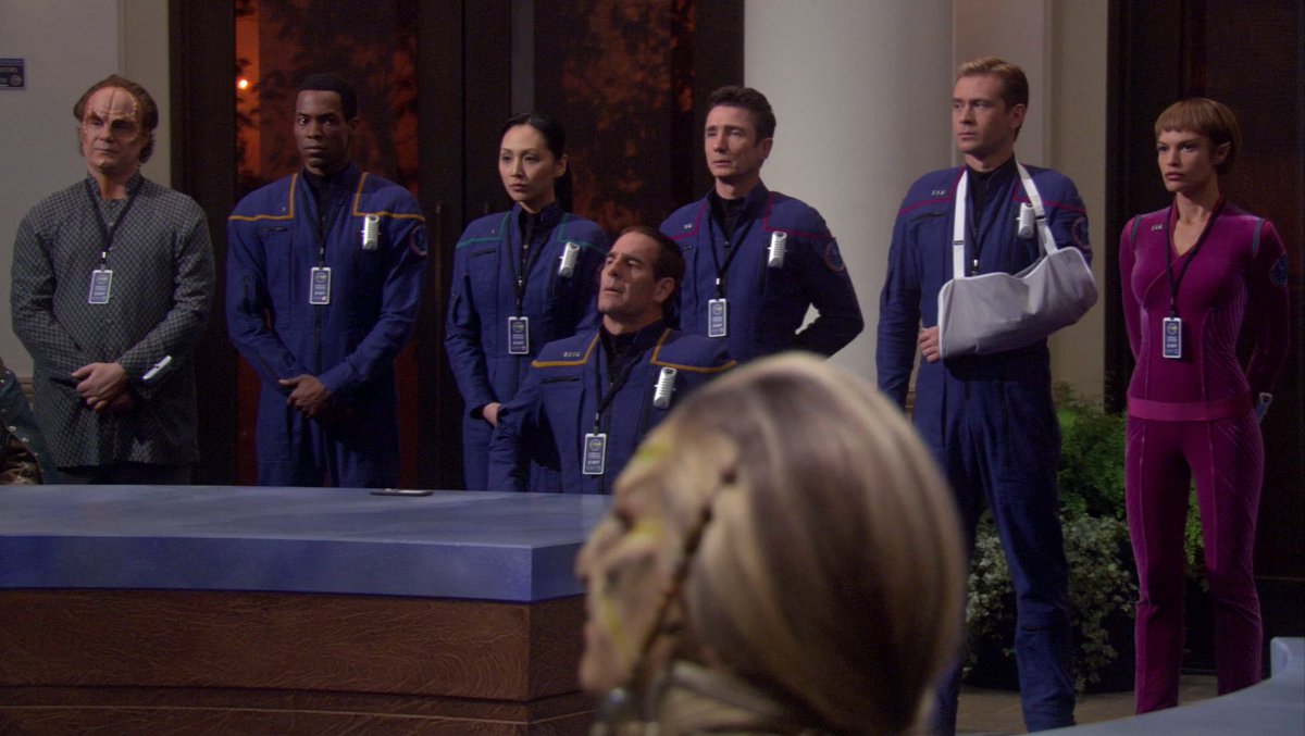 MeasureFanPod's tweet photo. We drop new episodes on  Wednesdays. But we couldn’t wait to finish #Enterprise, so our episode on #TerraPrime is out now! Mat tries to dig up dirt on #Robocop, Eliot reads an essay he wrote on how much he hates Enterprise and PJ tries to hold it all together. https://t.co/Q9Rxp9TdpB