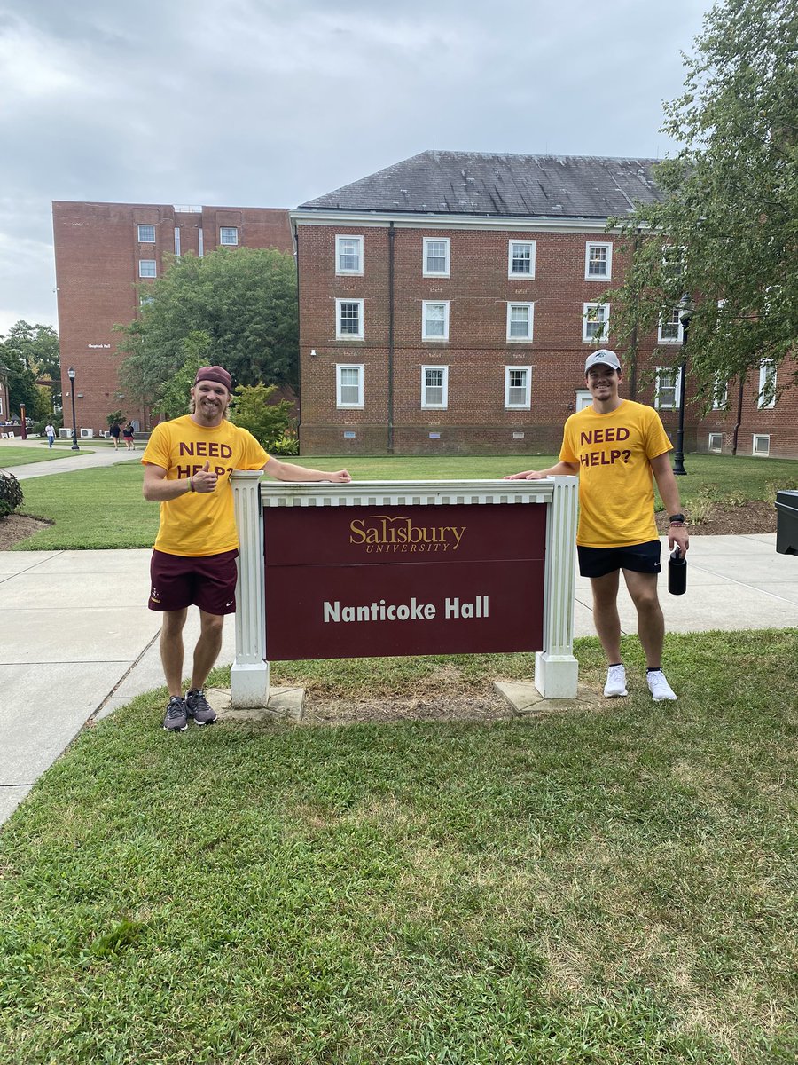 Bit of a full circle moment to start senior year. 4 years ago <a href="/zach_geesaman/">Zach Geesaman</a>  and I both moved into Nanticoke Hall as freshman. After helping w/ freshman move in since sophomore year we find ourselves helping start the c/o 2028’s journeys in the same place it all started for us.
