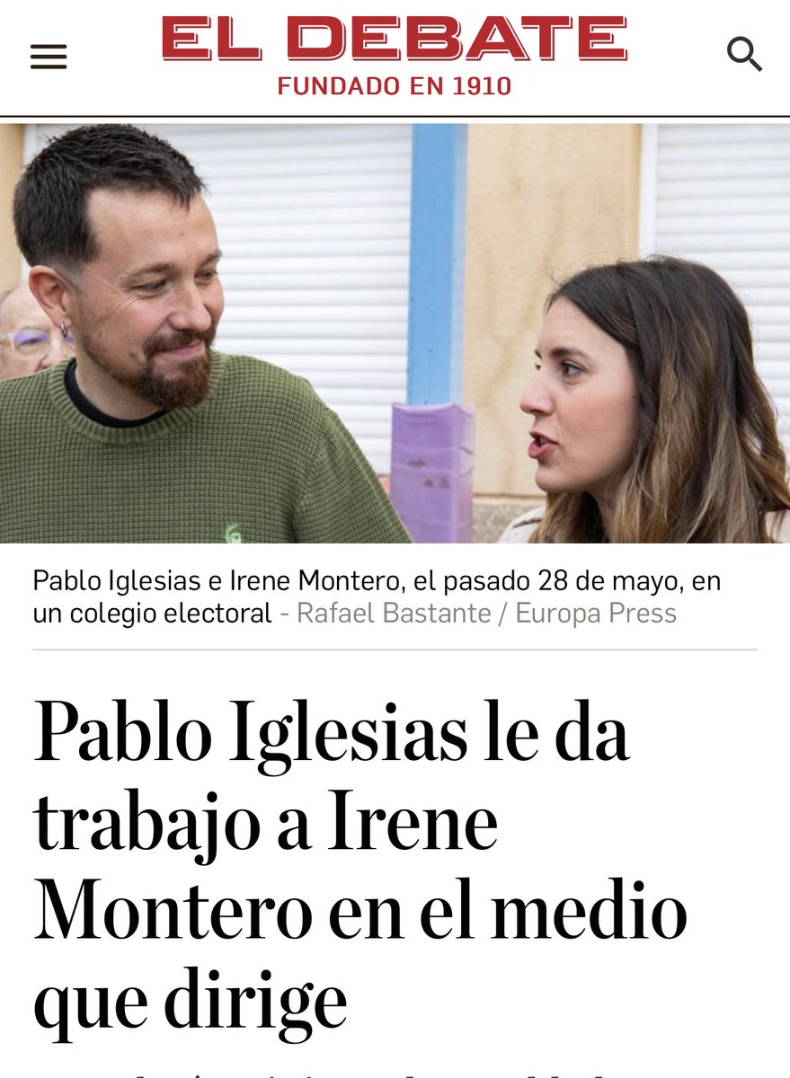 vitoquiles's tweet photo. Ayuso no necesita a ningún hombre para ganarse la vida, ni Alvarez de Toledo, ni Ana Rosa Quintana. Pero la feminista es la que vive de su marido hasta el fin de sus días. https://t.co/6c5hVKodH2