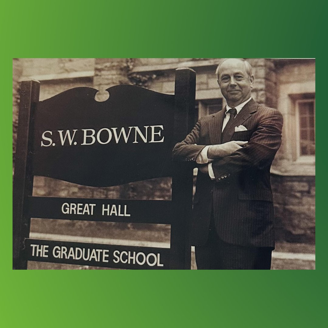 Dean Bard Thompson, dean from 1969-1986,studied Christian spirituality and liturgical studies. Thompson expanded the Graduate School’s offerings to include the first Doctor of Philosophy program later called Modern History and Literature; and the Master of Letters.#DrewU #History