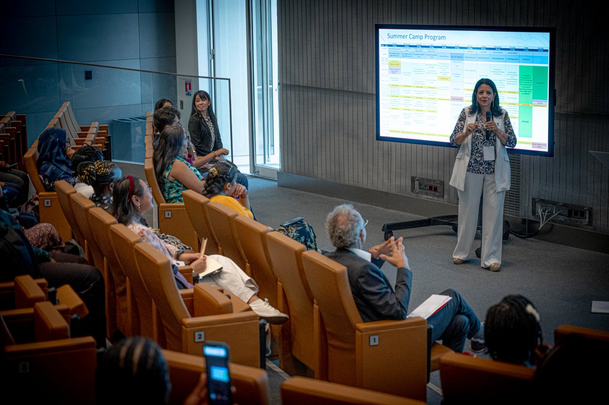 AmalElfallah's tweet photo. 🎉 Celebrating the Grand Opening of the African Women in Tech &amp; AI Program!

What a momentous day it was! On August 22nd, we had the privilege of inaugurating the African Women in Tech &amp; AI Program with an awe-inspiring Opening Day event.
@UM6P_officiel @ocpgroup #AWITAI https://t.co/xIJXb2kivf