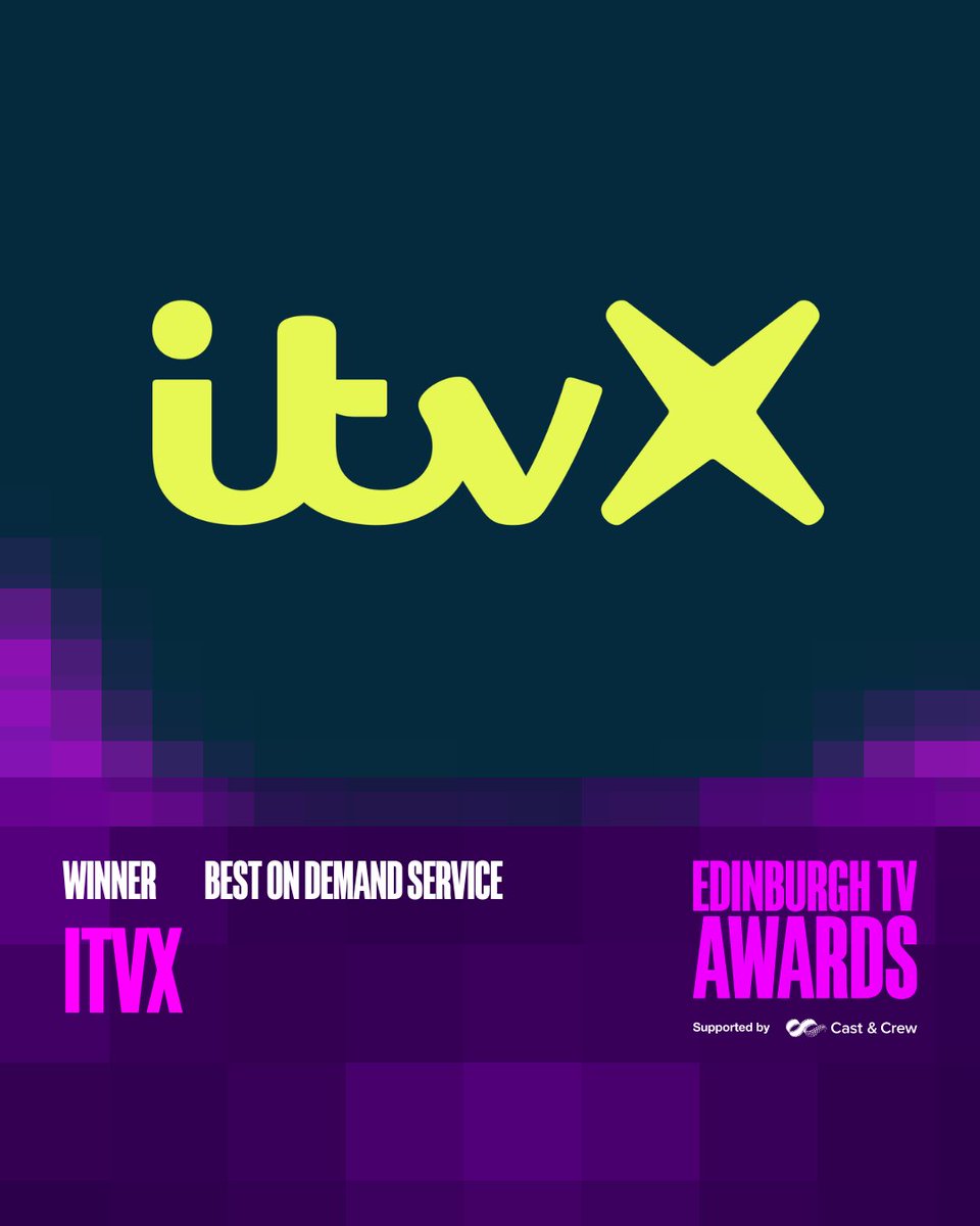 Best On-Demand Service goes to @ITVX 
Congratulations!

#EdTVAwards