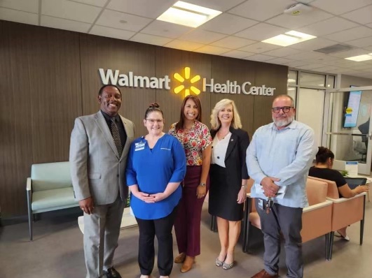 We were honored to arrange for <a href="/OCFLMayor/">Orange County Mayor Jerry L. Demings</a> Jerry Demings and staff to tour the new Walmart Health center in Orange County, which provides affordable access to primary care, dental, optometry, and counseling to the community. 🩺💉🦷👓📋