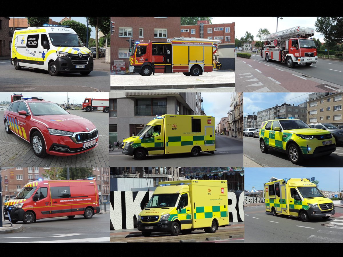 Productionstud4's tweet image. [Aperçu vidéo]
Les prises de vues estivales avec quelques nouveautées dont les nouvelles ambulances des Pompiers d&apos;Ostende, en Belgique 🇧🇪.