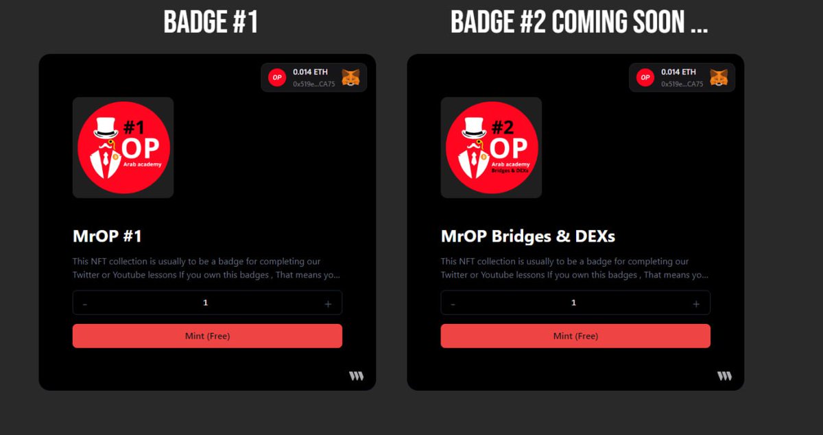 yahya_YT9's tweet photo. بعد التغطية الكاملة ل #bridge الموجودة على @optimismFND  ننتقل الى الجزء الآخر في سلسلة #educational_content وهو تغطية منصات #DEX وطريقة العمل عليها والاستفادة منها ويمكن التطبيق على باقي الشبكات 🔥
تابع معي هاد ال #Thread لتغطية الموضوع 🏊
وتابع للنهاية لتحصل #nft
(1/10) 🧵 https://t.co/OKE6NjTrpx