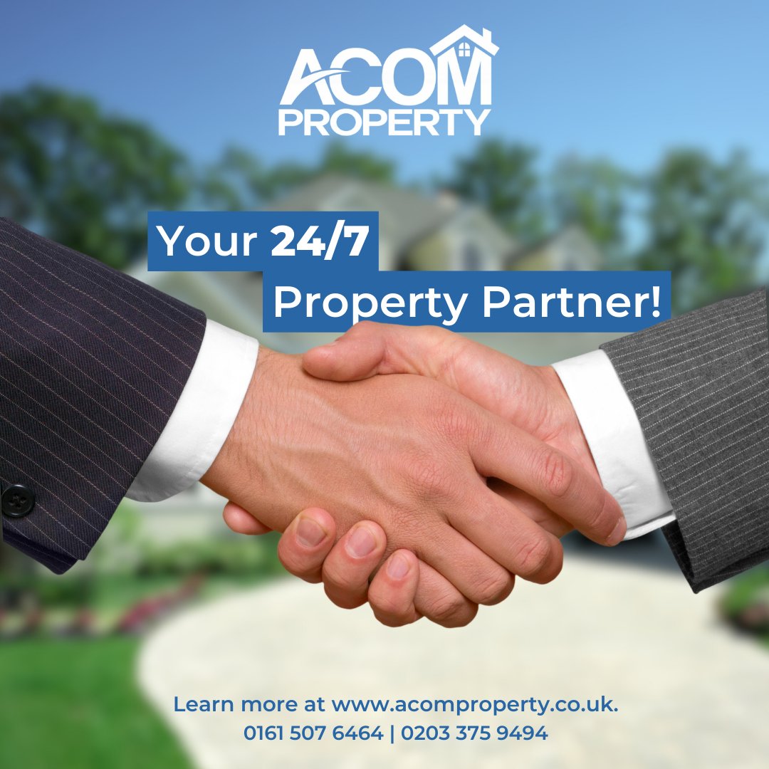 Trust Acom Property: Your 24/7 Property Partner! 🏠🔑

With 25+ years as landlords, we get you. Tailored solutions, peace of mind. Tenants, we're here for you too, 24/7. Join us for worry-free property management! #LandlordsForLandlords #AlwaysOnCall