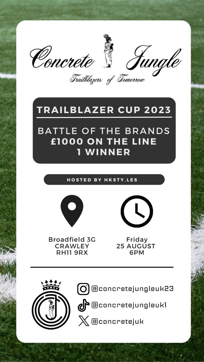 bubsboogie's tweet photo. Just 24 hrs to go before the inaugural Trailblazer Cup… See you there ⚽️ https://t.co/8XCOqrGlAt