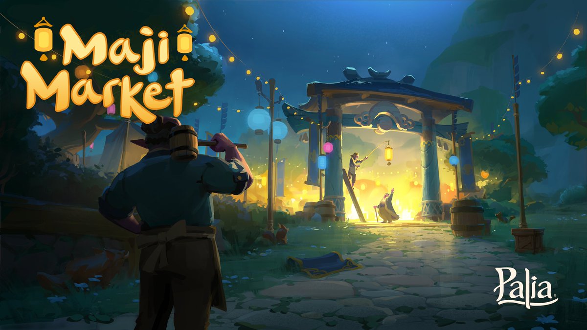 📣Get ready for delicious food, merry music, and festive fireworks😋🥁🎆Maji Market is taking over the Kilima Village Fairgrounds for a month starting Aug. 29th!

Read all about Palia's first in-game event on our blog ➡️palia.info/majimarket

#Palia #PlayPalia #GameDev #CozyMMO