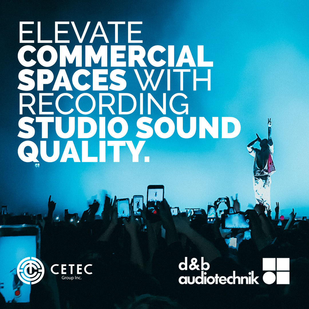 MusicworksMag's tweet photo. Canada, meet d&b audiotechnik, CETEC’s newest partnership. These German-engineered systems set the global standard for quality and performance, from vast to intimate spaces. https://t.co/ca08W6DWl3
#CETEC @dbaudiotechnik #dbaudio #dbSoundscape #SoundProduction #ImmersiveSound https://t.co/nzLOqAGWzk