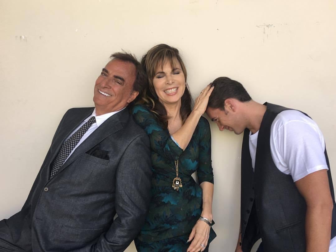 Mama_Hooch's tweet photo. #TBT Love this picture and the chemistry and banter between @ThaaoPenghlis @laurenkoslow @billymflynn They made the perfect DiMera family, Andre needs to return to strrr up the familia. #Kandre # Chandre #BringBackAndre #DAYS https://t.co/qt24LiaW1c