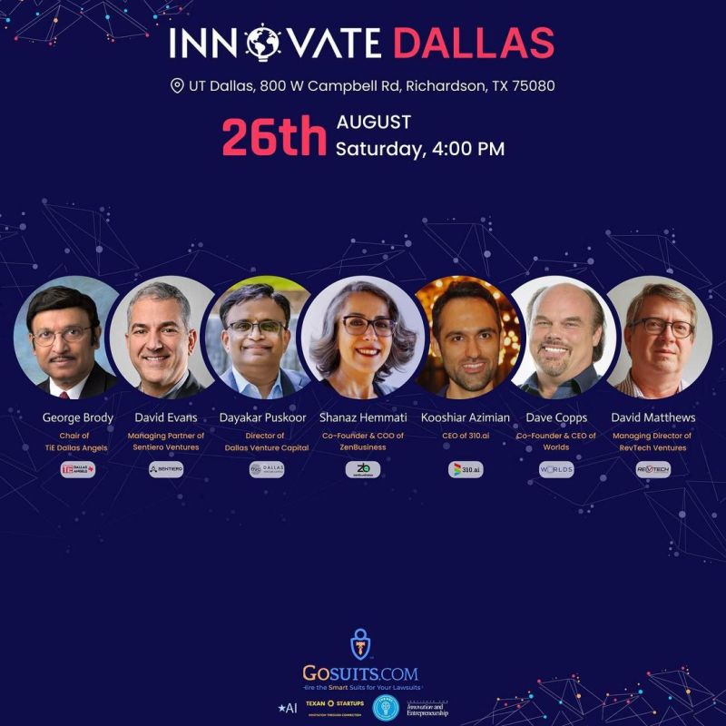 🚀 Only 3 Days Left & Over 600 Registered!!!

Gear up, North Texas - Innovate Dallas is about to take center stage! This globally acclaimed tech and startup event is now setting its mark in  Texas.

Click to register: innovatedecentral.com/dallas.
#Innovation #Dallasevent #UTDallas