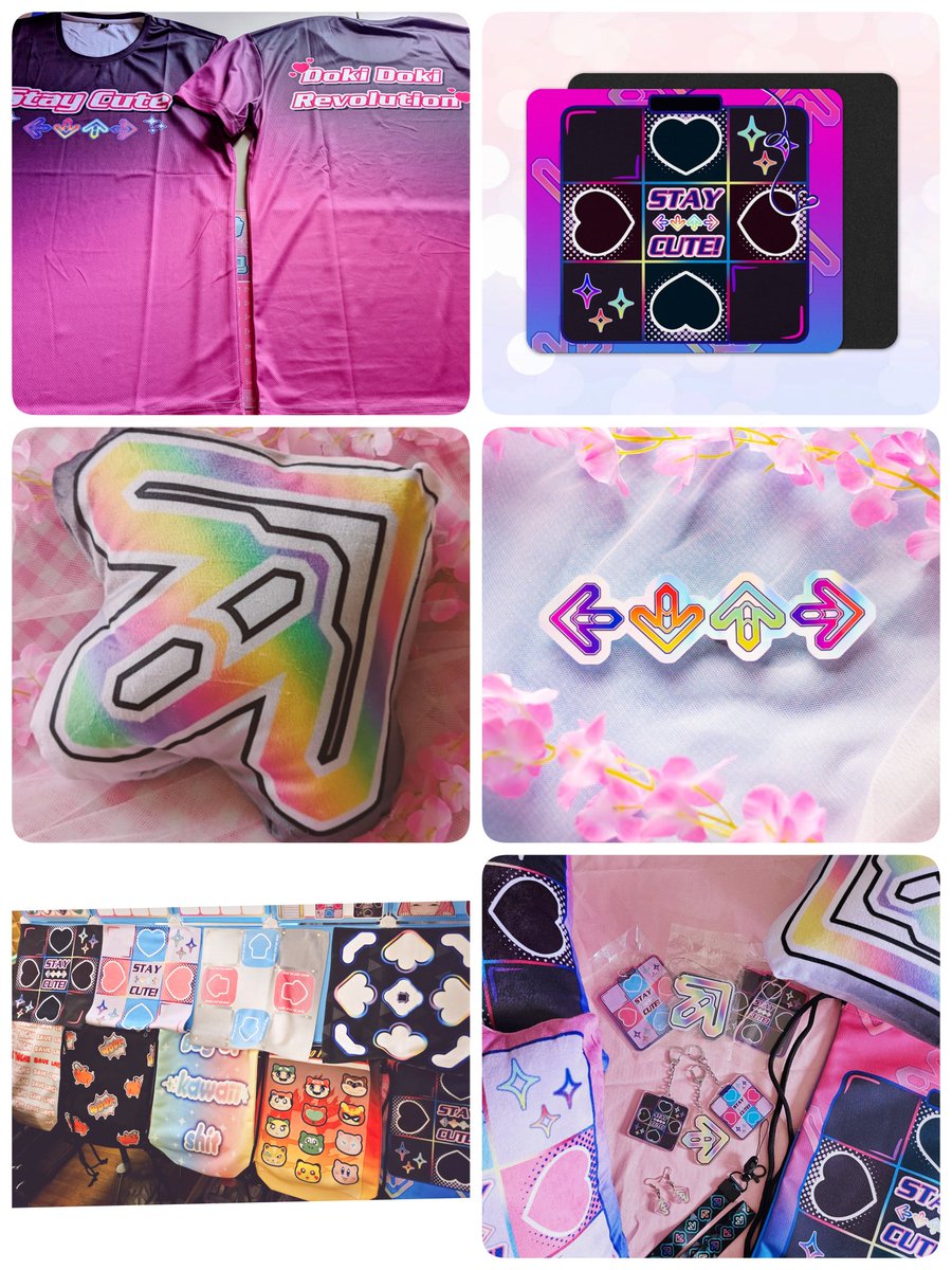 maiden_machine's tweet image. Hey y'all! Check me out this weekend at @TheBitEGaming with all my DDR/SMX wares!

Moisture wicking mesh shirts, sweat towels, drawstring bags, lanyards, charms, pillows, stickers, air fresheners, mousepads and more!
🌸 Stay Cute ⬅️⬇️⬆️➡️🌸 
.
.
.
#DDR #SMX #rhythmgames