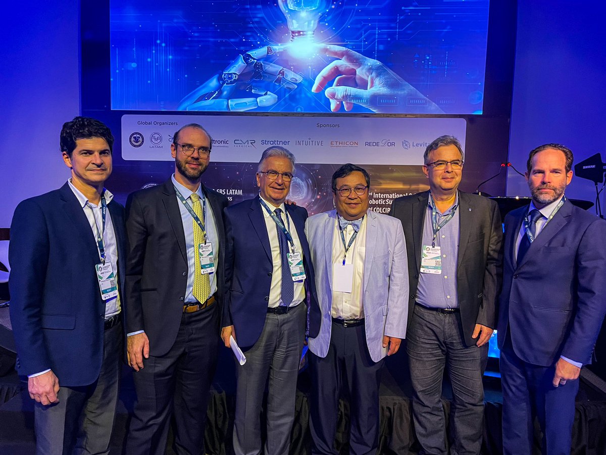 SoCalYuman's tweet image. At the International and SRS LATAM Robotic Surgery Congress. Great to see many friends and collaborators and also make many new friends. So many working so hard to make treatment of disease less painful for patients and with faster recovery. #MoreCuresLessInvasive @CityofHopeSurg