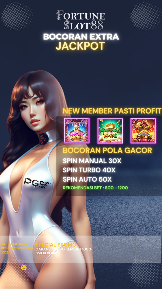 FORTUNESLOT88's tweet photo. Bosen main slot 𝐑𝐮𝐧𝐠𝐤𝐚𝐝 terus ??
Tenang aja bossku aku mau kasih tau kalo di 𝐅𝐨𝐫𝐭𝐮𝐧𝐞𝐒𝐥𝐨𝐭𝟖𝟖
ada garansi 𝗦𝗔𝗟𝗗𝗢 𝗞𝗘𝗠𝗕𝗔𝗟𝗜 𝟭𝟬𝟬% ya
𝙉𝙀𝙒 𝙈𝙀𝙈𝘽𝙀𝙍 𝙋𝘼𝙎𝙏𝙄 𝙋𝙍𝙊𝙁𝙄𝙏
Link Daftar : https://t.co/mLGwytWpdc https://t.co/zuSlW1GN4K