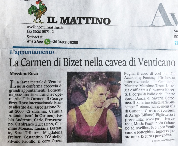 CastelliIrpinia's tweet photo. Vi aspettiamo domenica 27 agosto alle 21.00!
Biglietteria su Posto Riservato https://t.co/QizjhpeYuL
#carmen #bizet @Massimo_Testa @TinaRigione #buonasera #buongiorno https://t.co/2O8OilRMK0
