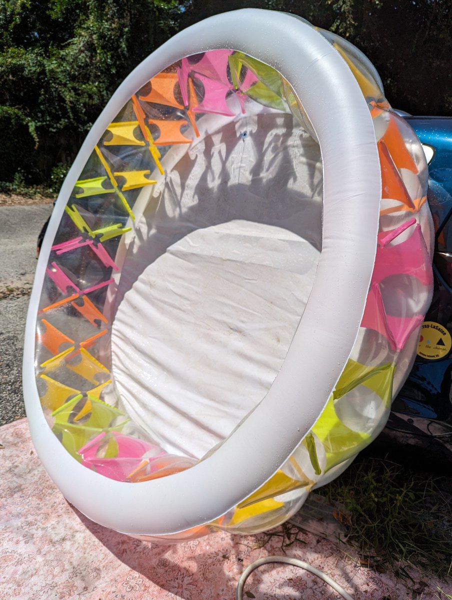 EuphoricFuzion's tweet photo. #thatfacewhen...
You're inflating the patio pool to rinse and bleach it for storage, and the hose drops ON THE TRIGGER!! 😂💦😂💦

Hello pre-shower shower!! https://t.co/77Z81g1E07