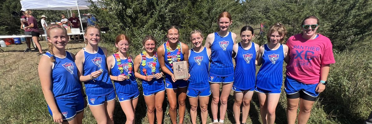 East Butler CC Invite: Girls individual medalists - Hailey Hentgen 1st, Erin Chambers 2nd, Kinsley Havranek 7th, Bettie Chambers 9th, Bella Chambers 11th
Team Champions
