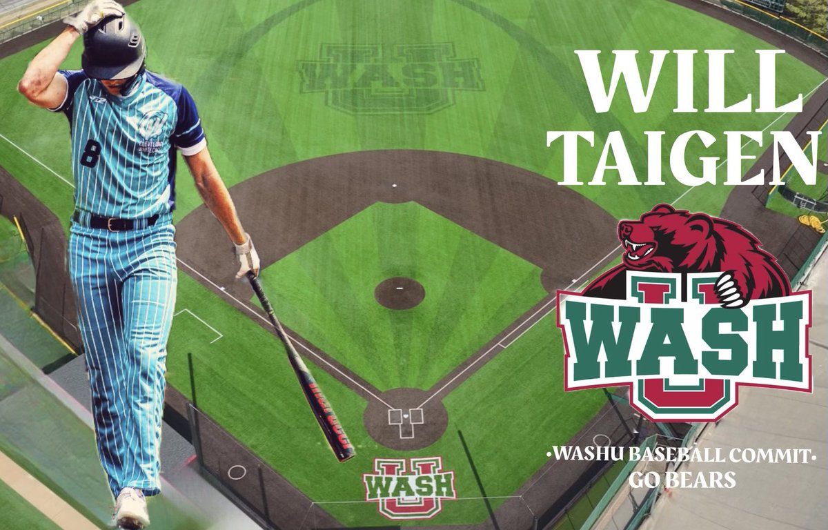 I am very excited to announce that I have committed to further my academic and athletic career at WashU. Go Bears!