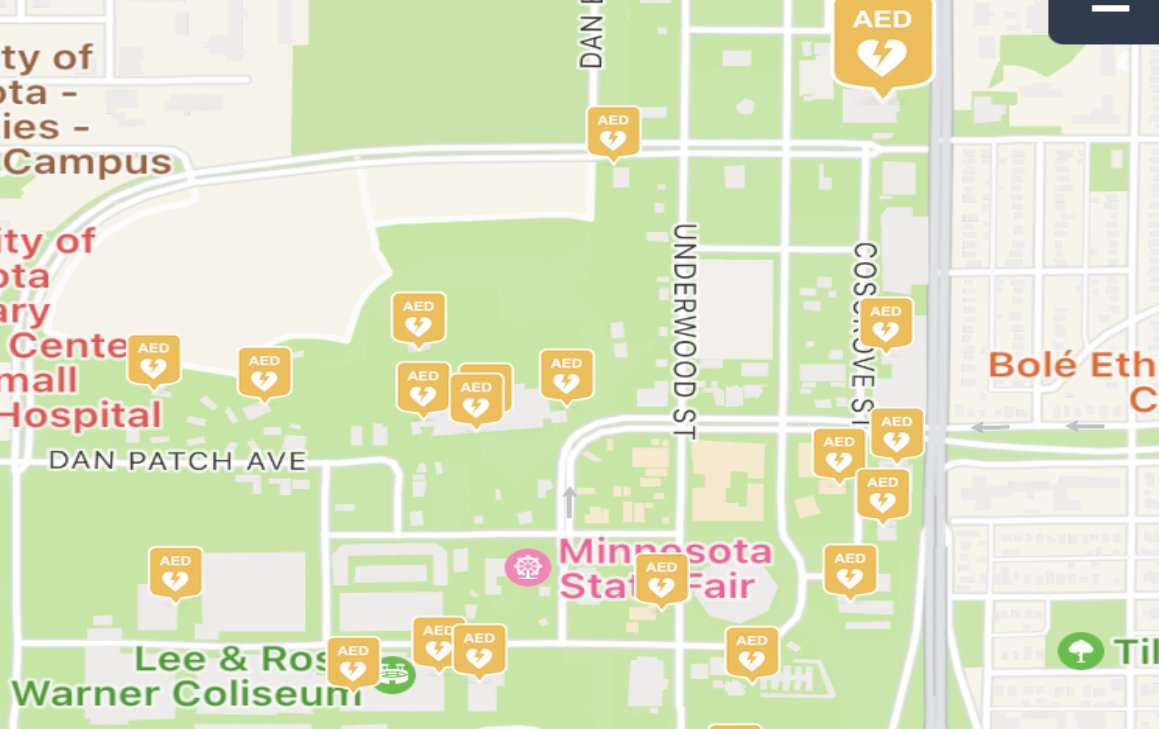 Want to learn to save a life? Come learn how to at the University Of Minnesota Driven to Discover building at the state fair on the 28th. There will be CPR and AED training, meaning you could potentially be the one using the AEDS surrounding you.