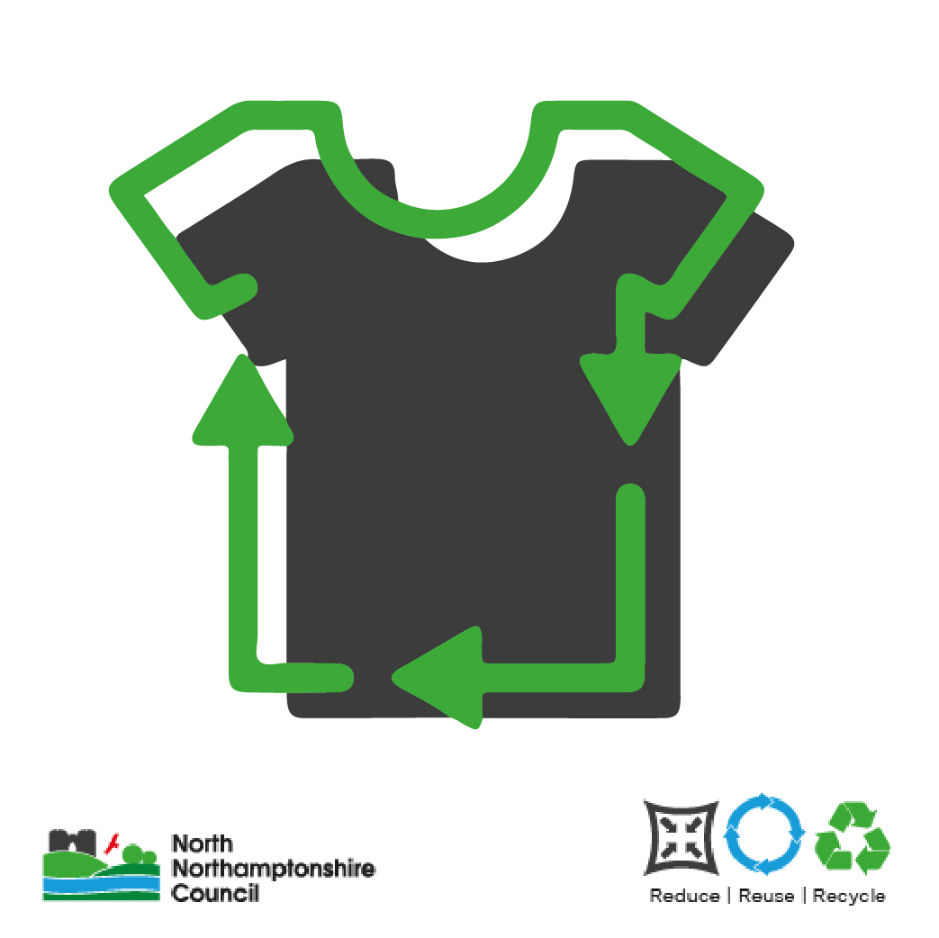 Please do not place clothing in your recycling bin. If they are in good condition, clothes can be taken to a charity shop, textiles bank or one of our Household Waste Recycling Centres (tips). Find your nearest HWRC ow.ly/JoQQ50PvKoJ