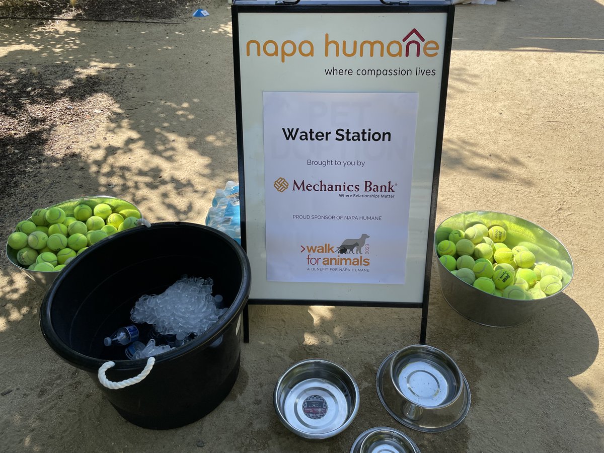 mechanicsbank's tweet image. We’re a proud sponsor of the Humane Society Of Napa County and were thrilled to sponsor this month’s “Walk for Animals” event! We encourage everyone to get involved and support their local humane society. 
#WhereRelationshipsMatter #InOurCommunity #RelationshipBanking #Napa