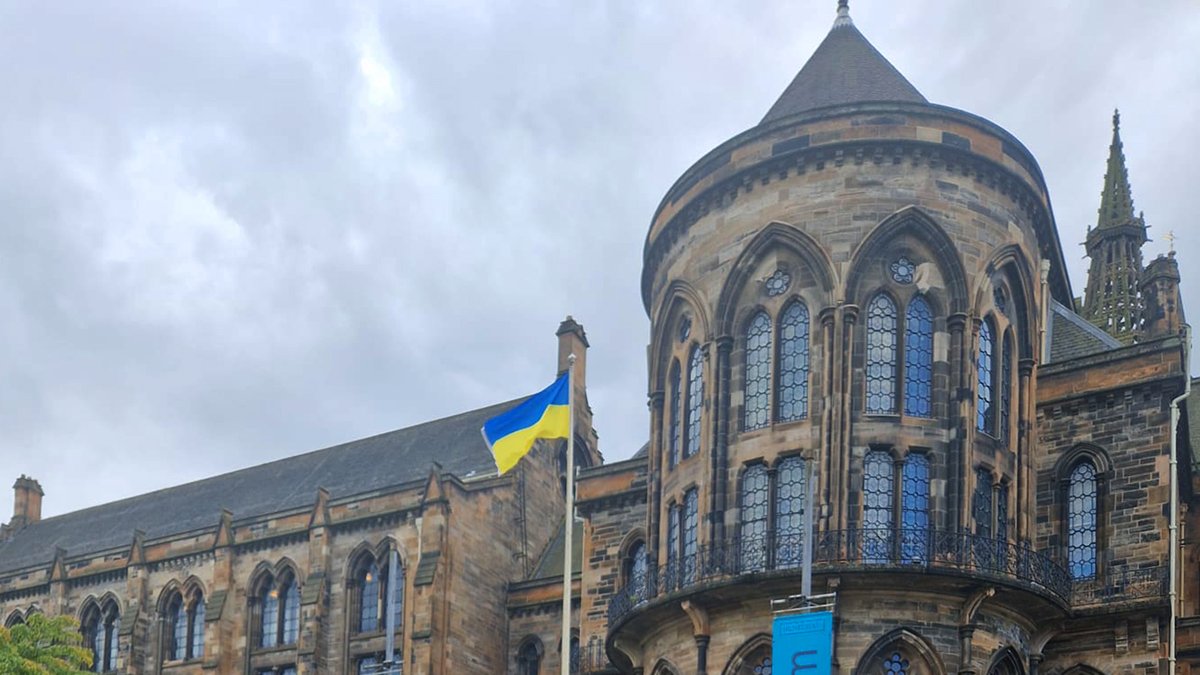 Today to mark Ukrainian Independence Day, we flew the Ukraine flag on campus 🇺🇦

We continue to stand in solidarity with the people of Ukraine and all those impacted 💙

#TwinForHope #StandWithUkraine